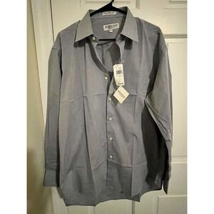 Vintage Givenchy Monsieur Dress Shirt Men's 16.5-34/35 Gray Button Down NEW!